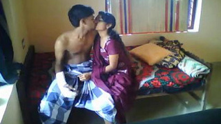 Teenage couple from India shares passionate moments