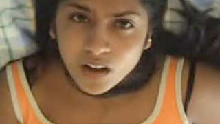 Horny Indian babe gets fingered and moans loudly