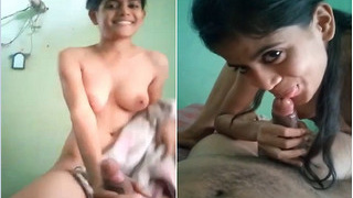 Exclusive video of Indian lover's crazy romance and dick riding