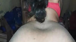 Desi bhabhi's curvy butt bounces on a massive black dick