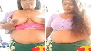 Tamil bhabhi's big boobs and cock sucking skills