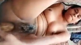 Indian gay man uses dildo for self-pleasure