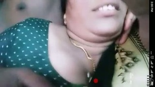 A Hindi-speaking bhabhi enjoys sex with her lover at home