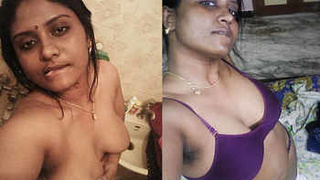 Horny Indian girl flaunts her big boobs