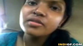 Tamil college student masturbates in car for outdoor sex video