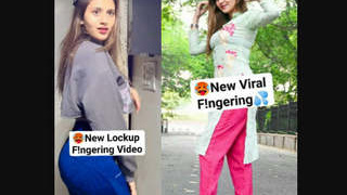 Famous celebrity Kaccha Badaam's leaked video of fingering