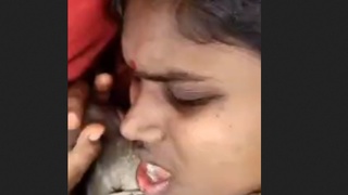 Hot Tamil wife moans in threesome sex