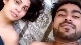 Sensual Indian couple in steamy video after sex