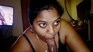 Deepthroat Blowjob from a Desi Girl