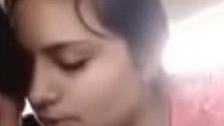 Desi baba's college girlfriend has sex in his room