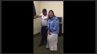 Pakistani police officer dances with the raand in viral video
