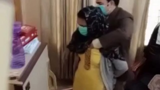 Paki doctor inserts his hands into blouse to check for boobs