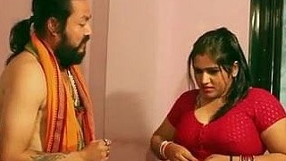 Swamiji indulges in pleasure with less attractive wife with big ass