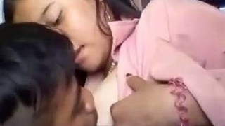Boobs sucking and nipple play in hot MMS video