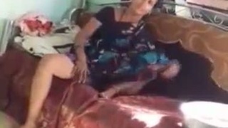 Desi bhabhi from village masturbates on camera with her fingers