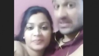 Bhabha's intimate moment with her husband in a nude video