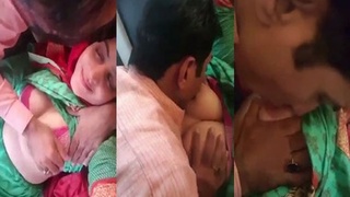 Hot Indian couple's car sex MMS video