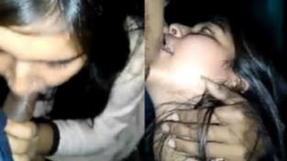 Desi couple has sex in the open at night