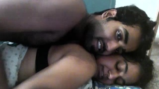 Indian couple's steamy fucking in a backyard movie