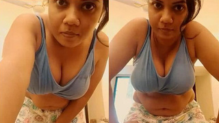 Big-breasted Indian woman with curves in all the right places