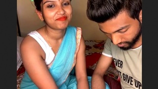 Watch a young couple give a sensual blowjob in HD