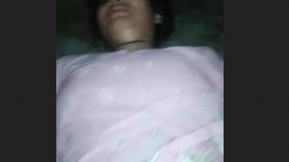 Desi aunty's tight pussy gets fucked outdoors