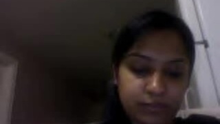 Indian wife enjoys intimate time with her husband in bedroom