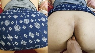 Desi GF's sexy ass gets fingered by her boyfriend