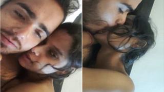 Indian couple indulges in passionate kissing in softcore video