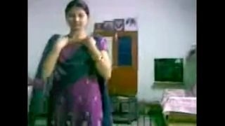 Indian girl's first time on camera