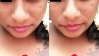 Tamil wife in seductive mood on video call