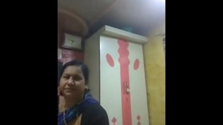 Desi aunty gives a BJ to her uncle