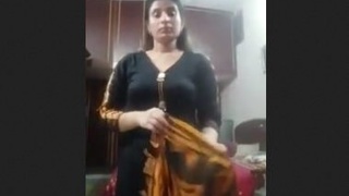 Busty wife in full nudity showcases four videos