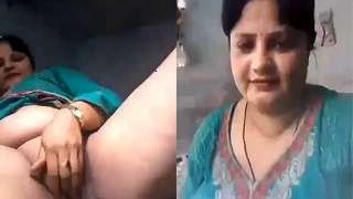 Indian bhabhi's nude solo session with her vibrator
