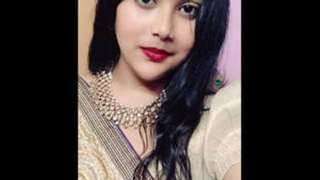 Chubby bengali girl indulges in solo play and gets fucked by lover