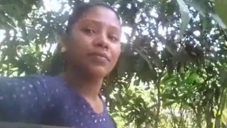 Village girl gets naughty after a bath