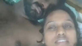 Mallu wife gets a blowjob and fucks in a steamy video