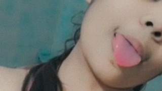 Stunning Indian woman bares her soft nipple in a seductive selfie