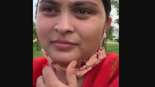 Watch a Bengali girl give a blowjob in the park
