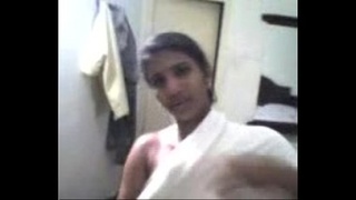 Mallu babe in hotel room gets naughty and wild