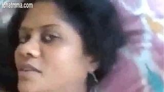 Bengali aunty gives a blowjob and shows off her big tits