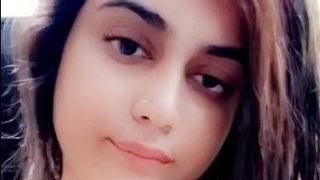 Indian girl takes nude selfies and shows off her body