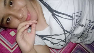 Part 6 of a Desi girl in hijab flaunting her big breasts and engaging in sexual activity