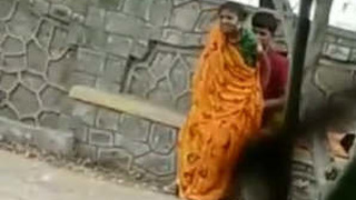 Bhabhi gets caught in the street and taken for a wild ride