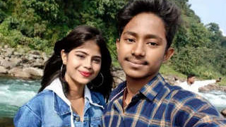 Desi couple shares passionate kisses in steamy vdo