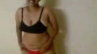 Desi schoolgirl Anuradha gets naughty in front of the camera