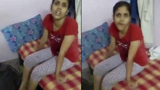 Sradha's wife enjoys oral and fingering from her husband