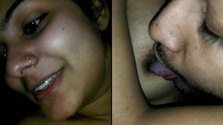 Indian couple from a village gets wild in a porn video