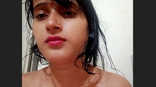 Indian woman strips naked and showcases her beauty