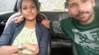 Desi's lover gets fucked hard in the car
